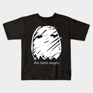 this bitch empty (large print) Kids T-Shirt